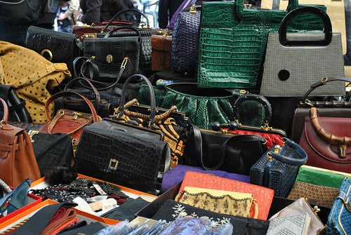 Stock photo of Vintage store in Rome, not my closet