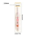 Beautiful Crochet Hooks with Hand Made Handles of Dried Flowers and Clear Resin