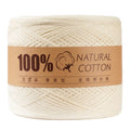 Unbleached Undyed Six Ply Cotton Thread for Knitting or Crochet 250 or 500 grams cakes