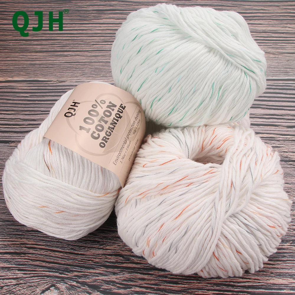 Dozen Balls of  Our Popular 100% Cotton Sport Weight Yarn 1.76 oz: 136 yards per ball