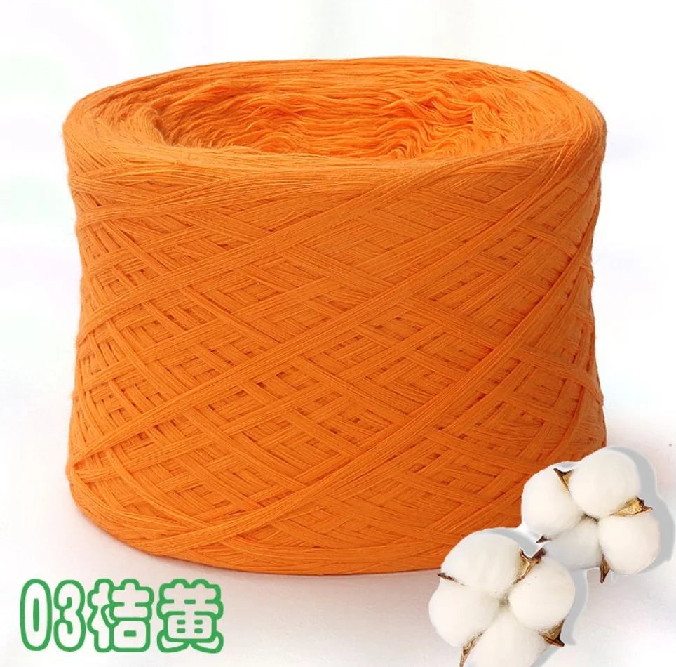 Six Ply 100% Cotton Yarn for Knit or Crochet in 250g cakes
