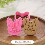 Dog Face Cookie Cutter and Stamp