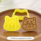 Dog Face Cookie Cutter and Stamp