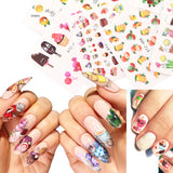 Water Transfer Nail Decal Collection of up to 40 Sheets in Your Choice of Several Themes