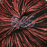 FIVE Balls of Sequin Flash Wool Blend Yarn