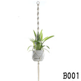 Handmade Indoor Outdoor Cotton  Macrame Plant Hangers
