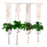 Hand Made Cotton Macrame Indoor Plant Hanger