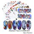 Water Transfer Nail Decal Collection of up to 40 Sheets in Your Choice of Several Themes