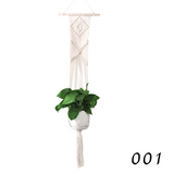 Hand Made Cotton Macrame Indoor Plant Hanger