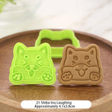 Dog Face Cookie Cutter and Stamp