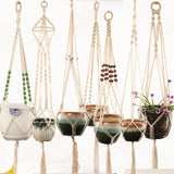 Handmade Natural Cotton Macrame Plant Hanger