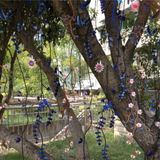 Floral Embroidered Sheer Tulle Fabric