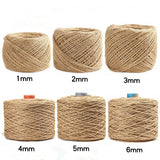 Natural Handmade Jute Rope in Varied Weights