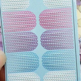 Single Sheet of 3D Raised Design Decals