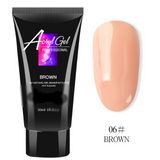 Jelly and Opaque Polyacrylic Gel Nail Builder for  UV/LED Cured Overlays and Extensions