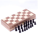 Folding Wooden International Chess Set