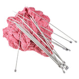 Set of 11 Pair of Single pointed Straight Polished Aluminum Knitting Needles US 3-15