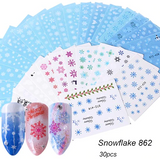 C19 Nail Art Decals in Your Choice of Designs