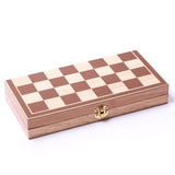 Folding Wooden International Chess Set