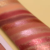 Romantic Rose Gold Palette with 18 Matte and Shimmery Shades