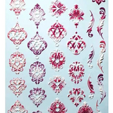 Single Sheet of 3D Raised Design Decals