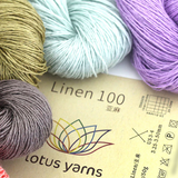 Exquisite 100% Linen Yarn with Over 300 Yards per Hank