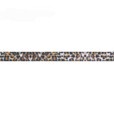 Five Yards 5/8" Leopard Print Fold Over Elastic