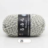 Mohair Wool Marled Tweed Yarn 100 g