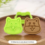 Dog Face Cookie Cutter and Stamp