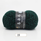 Mohair Wool Marled Tweed Yarn 100 g