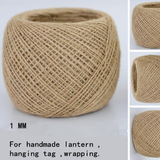 Natural Handmade Jute Rope in Varied Weights