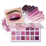 Romantic Rose Gold Palette with 18 Matte and Shimmery Shades