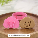 Dog Face Cookie Cutter and Stamp
