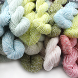Lace Weight Linen Cashmere Yarn: Bag of 5 @ 50 Gram Hanks