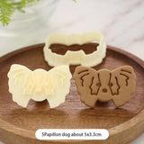 Dog Face Cookie Cutter and Stamp