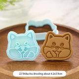 Dog Face Cookie Cutter and Stamp