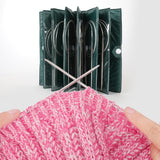 Set of 11 Stainless Steel Circular Knitting Needles Sized 000-8 US in Choice of 5 Lengths