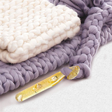 Jumbo Transparent Acrylic Crochet Hook in  Your Choice of Sizes US P-X (12mm - 25mm)