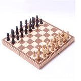 Folding Wooden International Chess Set