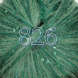 FIVE Balls of Sequin Flash Wool Blend Yarn