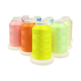 Glow in the Dark Luminous Polyester Embroidery Thread:  800 Meters 150D/2