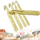 Jumbo Transparent Acrylic Crochet Hook in  Your Choice of Sizes US P-X (12mm - 25mm)