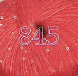 FIVE Balls of Sequin Flash Wool Blend Yarn