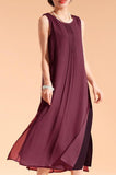 Sleeveless Lined Cotton Dress, Sizes 2-16