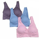 Comfortable Seamless Wireless Bra - 3 Pack