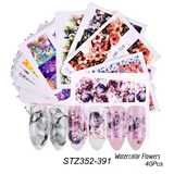 C19 Nail Art Decals in Your Choice of Designs