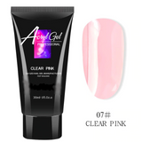 Jelly and Opaque Polyacrylic Gel Nail Builder for  UV/LED Cured Overlays and Extensions