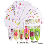 C19 Nail Art Decals in Your Choice of Designs