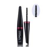 Black Waterproof Mascara with Silk Fiber Base for Long Luxurious Lashes