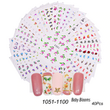 C19 Nail Art Decals in Your Choice of Designs